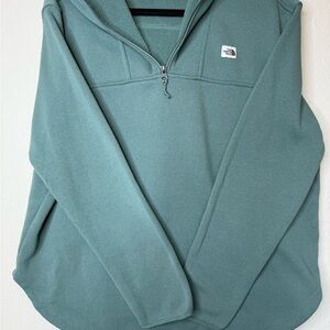 The North Face Green V-Neck Sweater